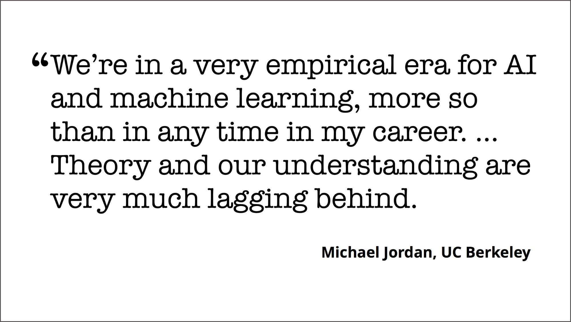 machine learning theory and understanding